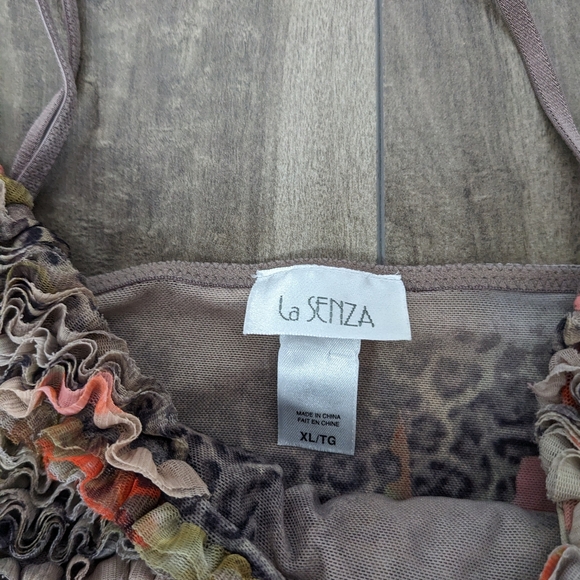 La Senza Ruffled Slip Dress Size Extra Large - Picture 5 of 9